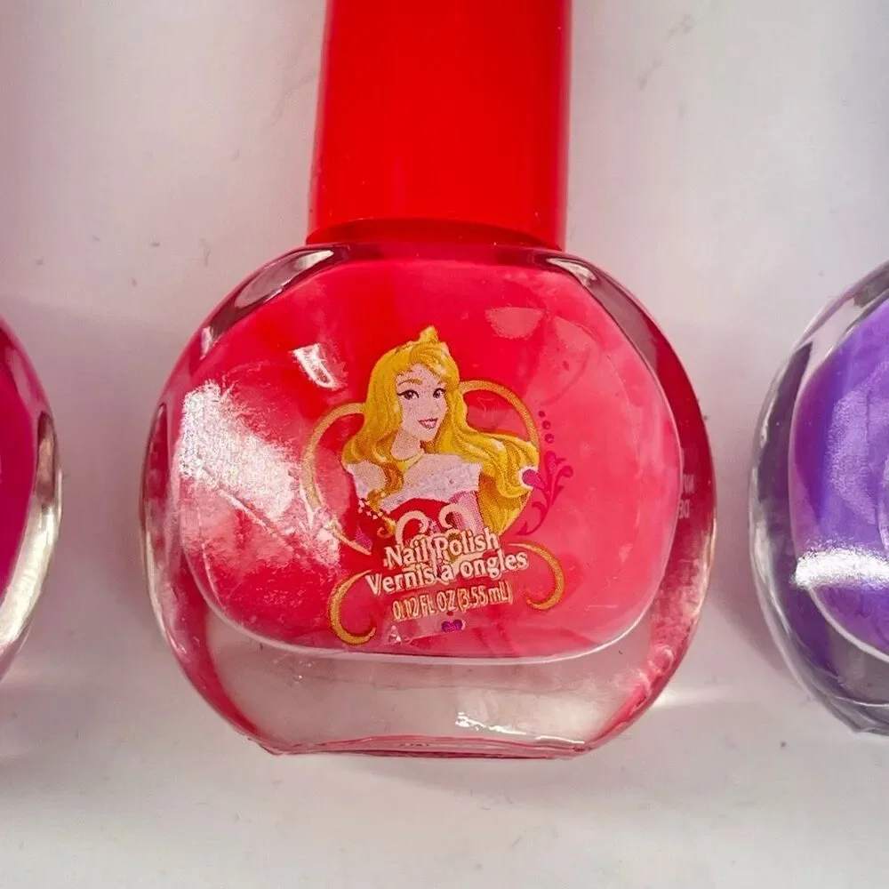 Disney Princess Spa Pedicure Set Ariel Cinderella Frozen Flip Flops Size 7 NWT